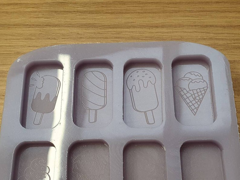 Ice Cream Wax Melt Silicone Moulds - HB Style Size