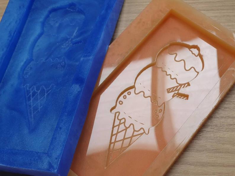 Ice Cream Snap Bar Wax Silicone Mould