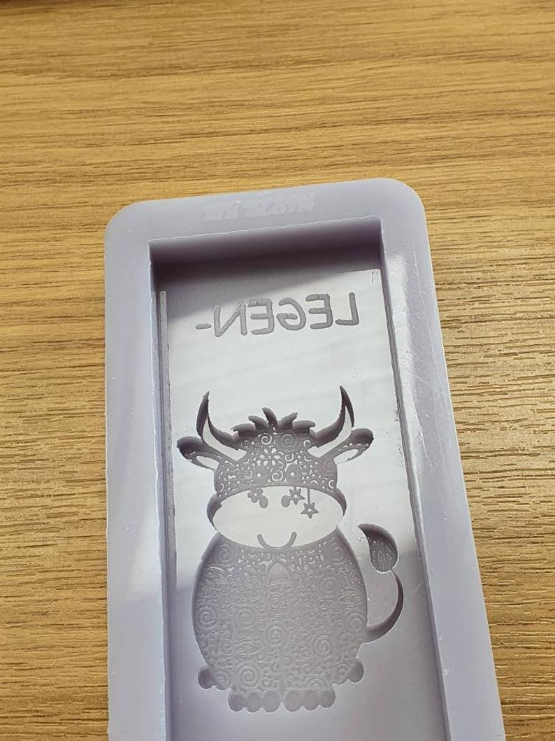 Legen-Dairy Cow Wax Bar Silicone Mould