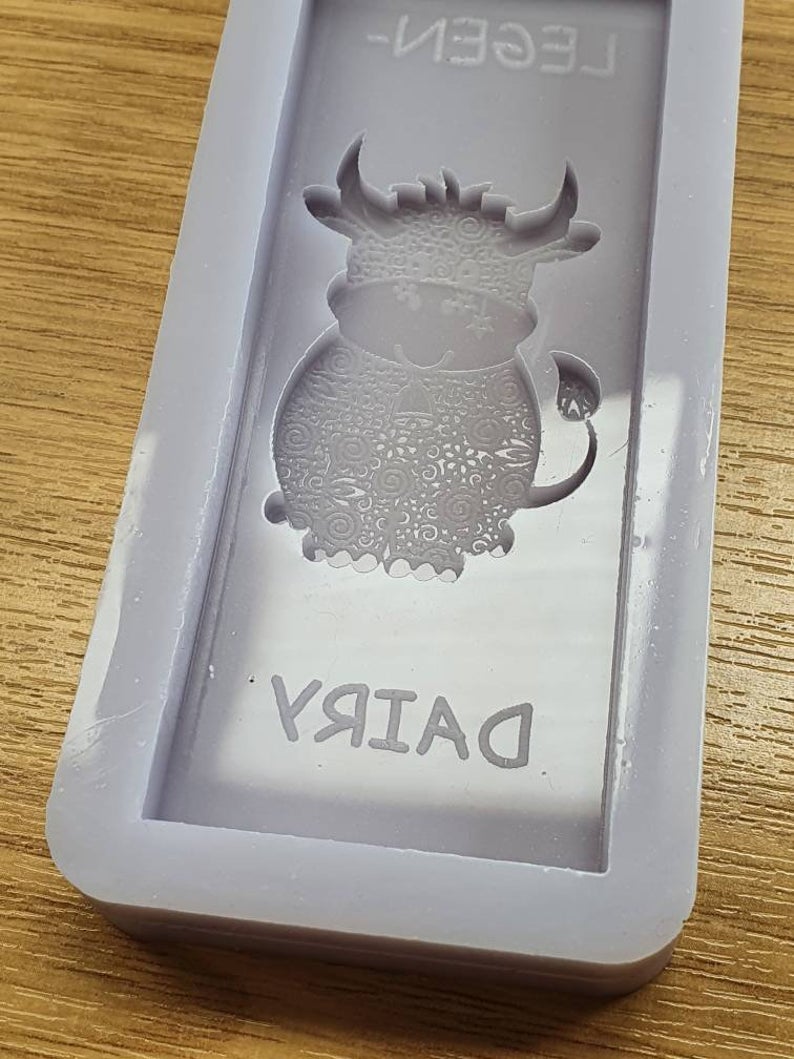 Legen-Dairy Cow Wax Bar Silicone Mould