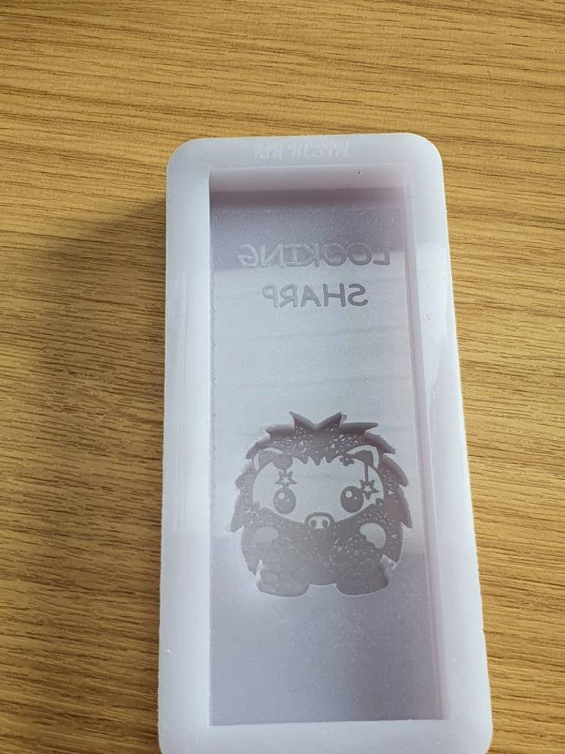 Looking Sharp Hedgehog Wax Bar Silicone Mould