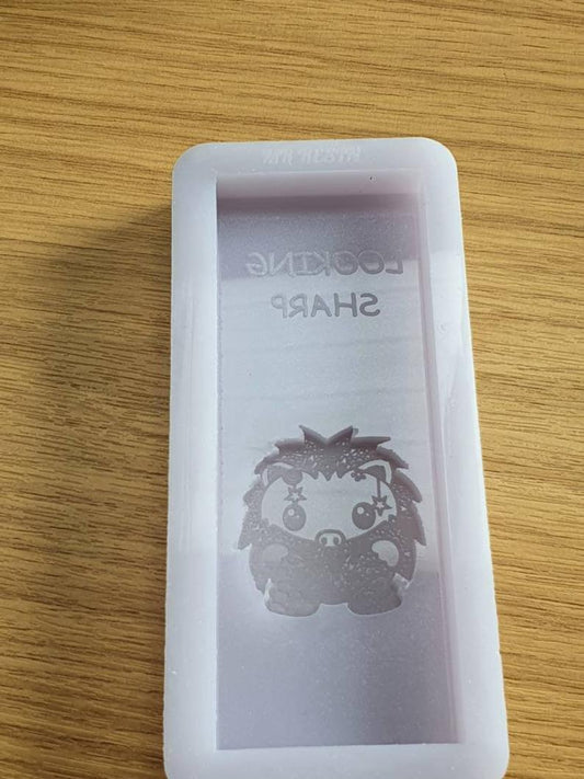 Looking Sharp Hedgehog Wax Bar Silicone Mould