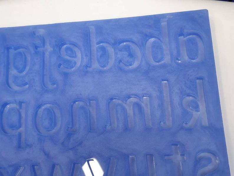 Lowercase Alphabet Silicone Mould