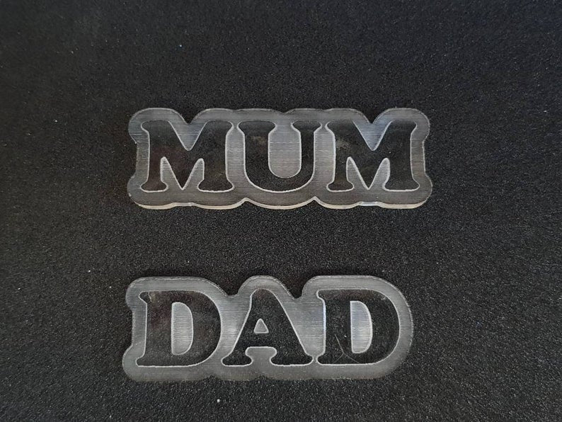 Mum and Dad Silicone Mould