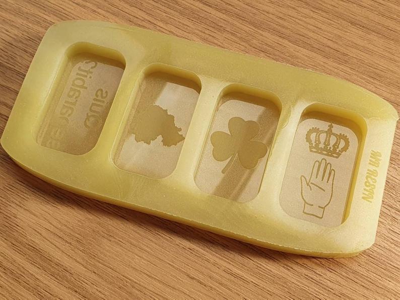 Northern Ireland Country Wax Melt Silicone Mould - HB Style Size
