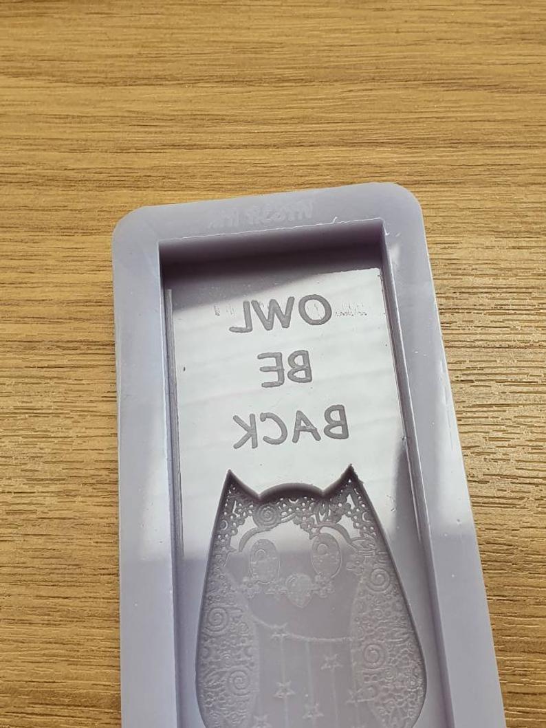 Owl Be Back Owl Wax Bar Silicone Mould