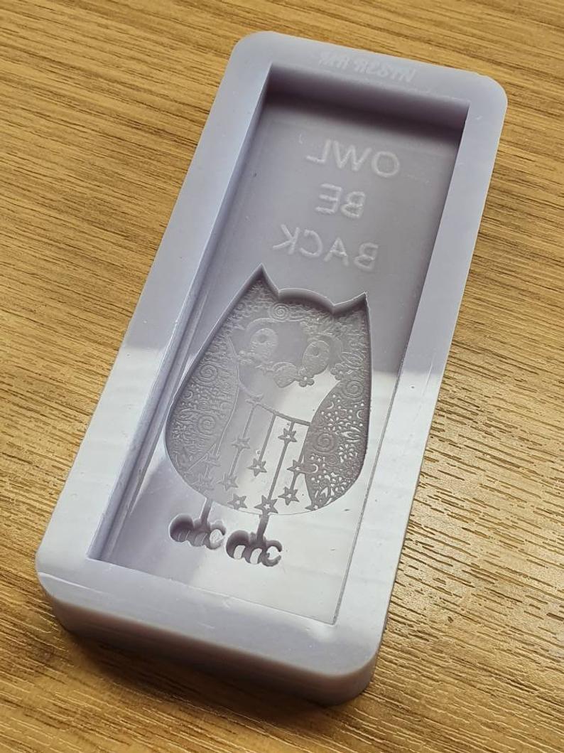 Owl Be Back Owl Wax Bar Silicone Mould