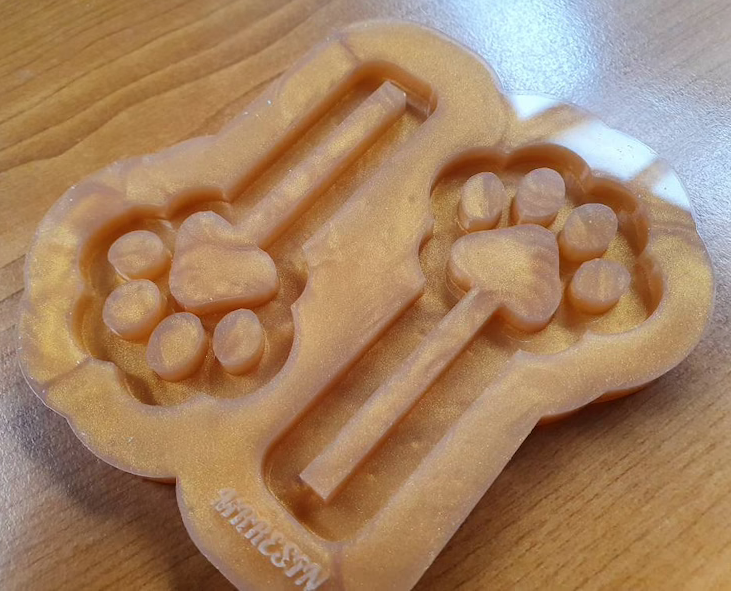Dog Poo Bag Holder Keyring Silicone Mould