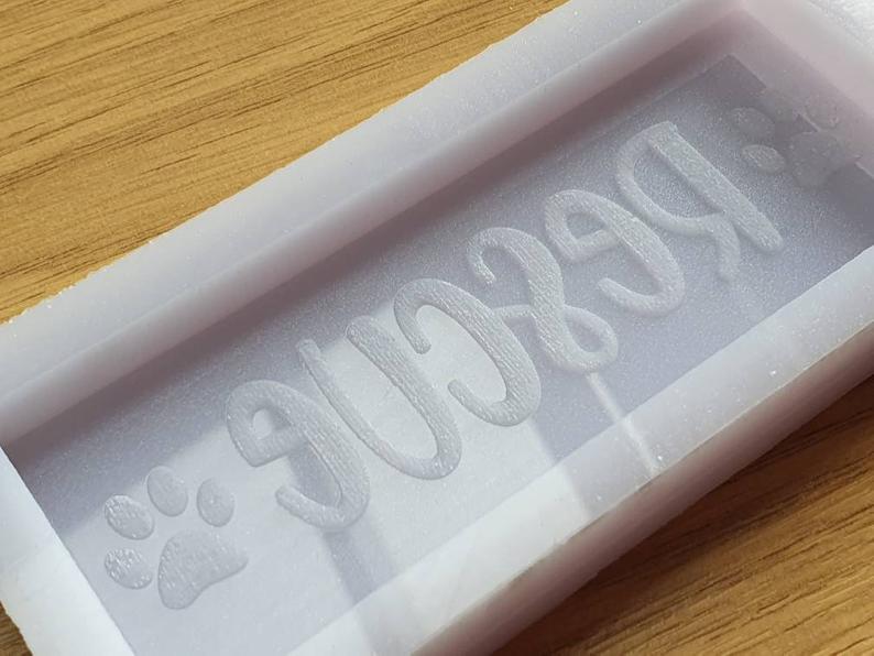 Rescue Dog / Cat / Animal Bar Wax Silicone Mould
