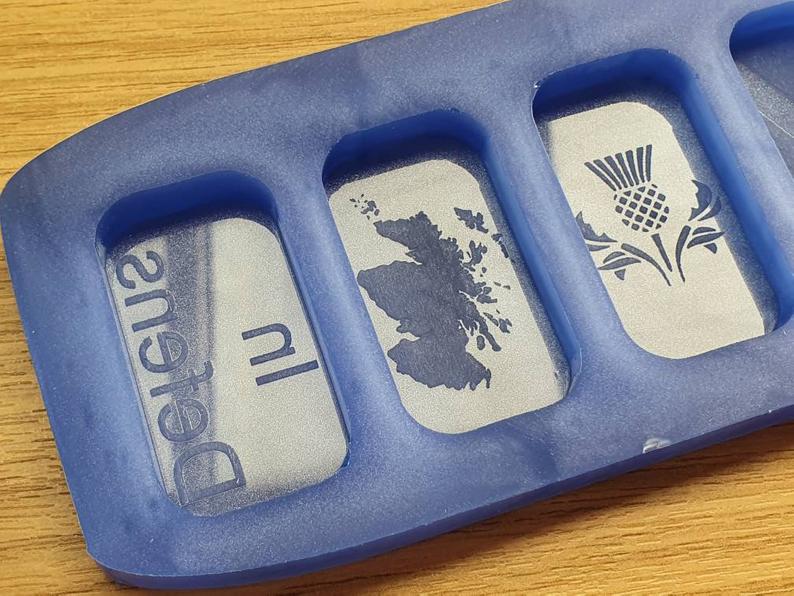 Scotland Country Wax Melt Silicone Mould - HB Style Size