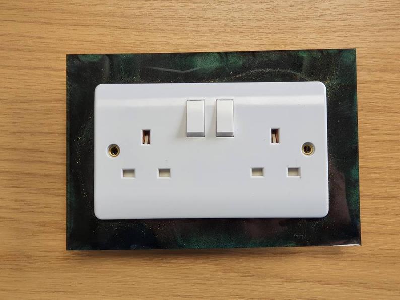 Socket / Light Switch Back Plate Surround Silicone Mould
