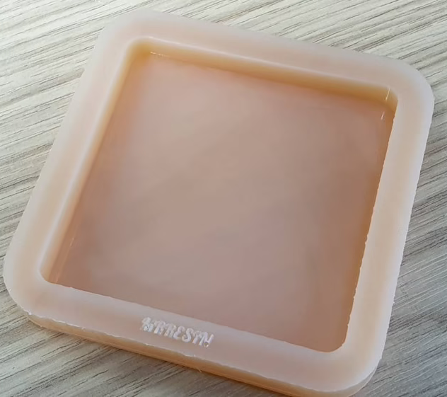9cm/90mm Square Coaster Silicone Mould