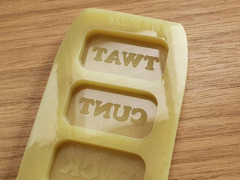 Swear Word / Naughty / Foul Language Wax Melt Silicone Moulds - HB Style Size