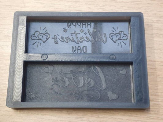 Valentine's Wax Bar Silicone Mould