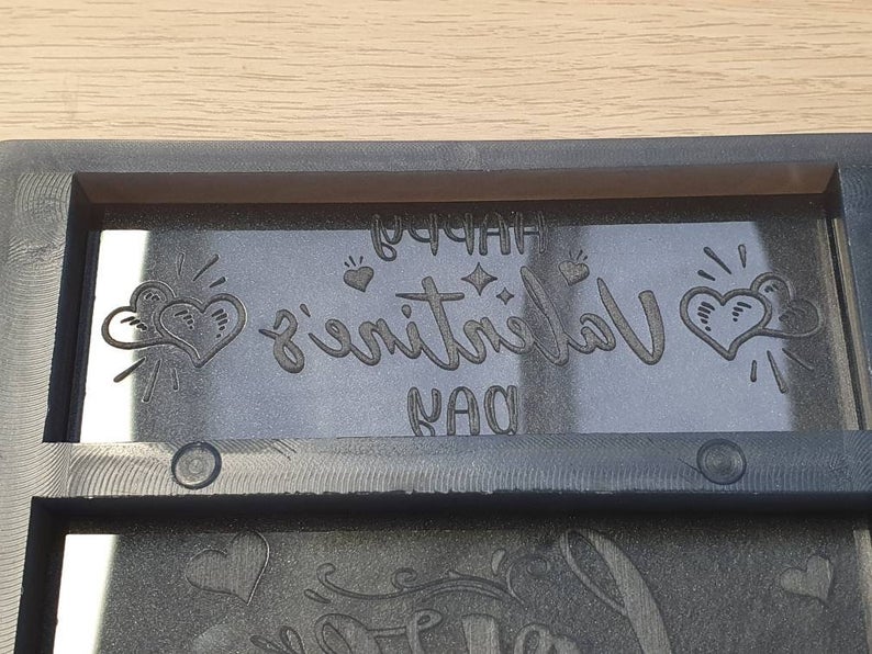 Valentine's Wax Bar Silicone Mould