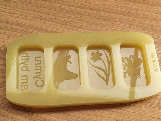 Wales Country Wax Melt Silicone Mould - HB Style Size