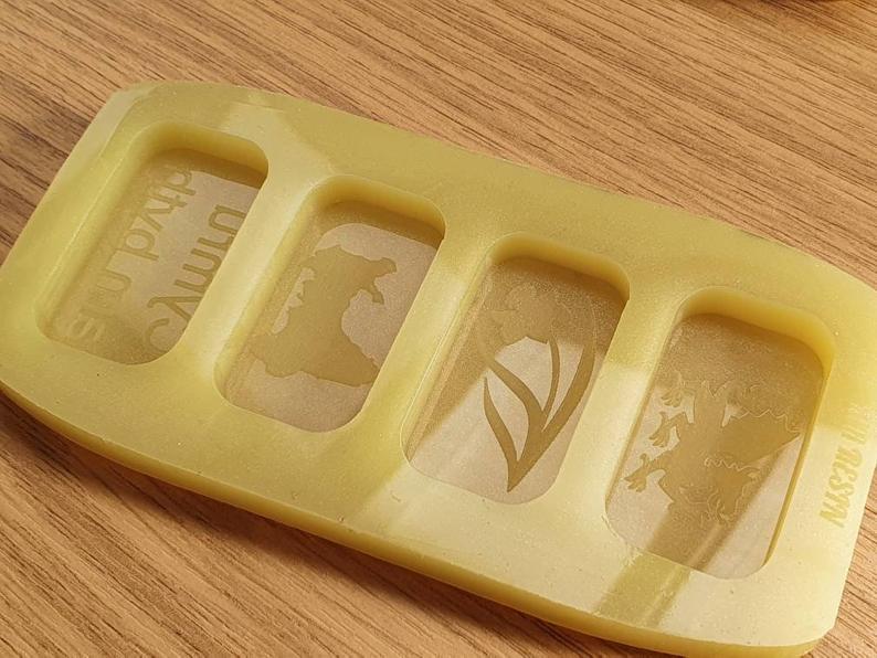 Wales Country Wax Melt Silicone Mould - HB Style Size