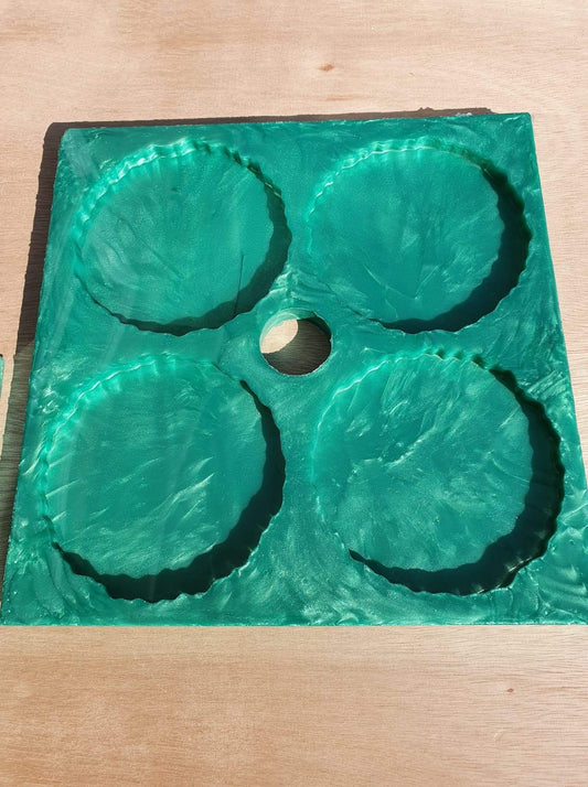Wavy Edge Coaster Silicone Mould