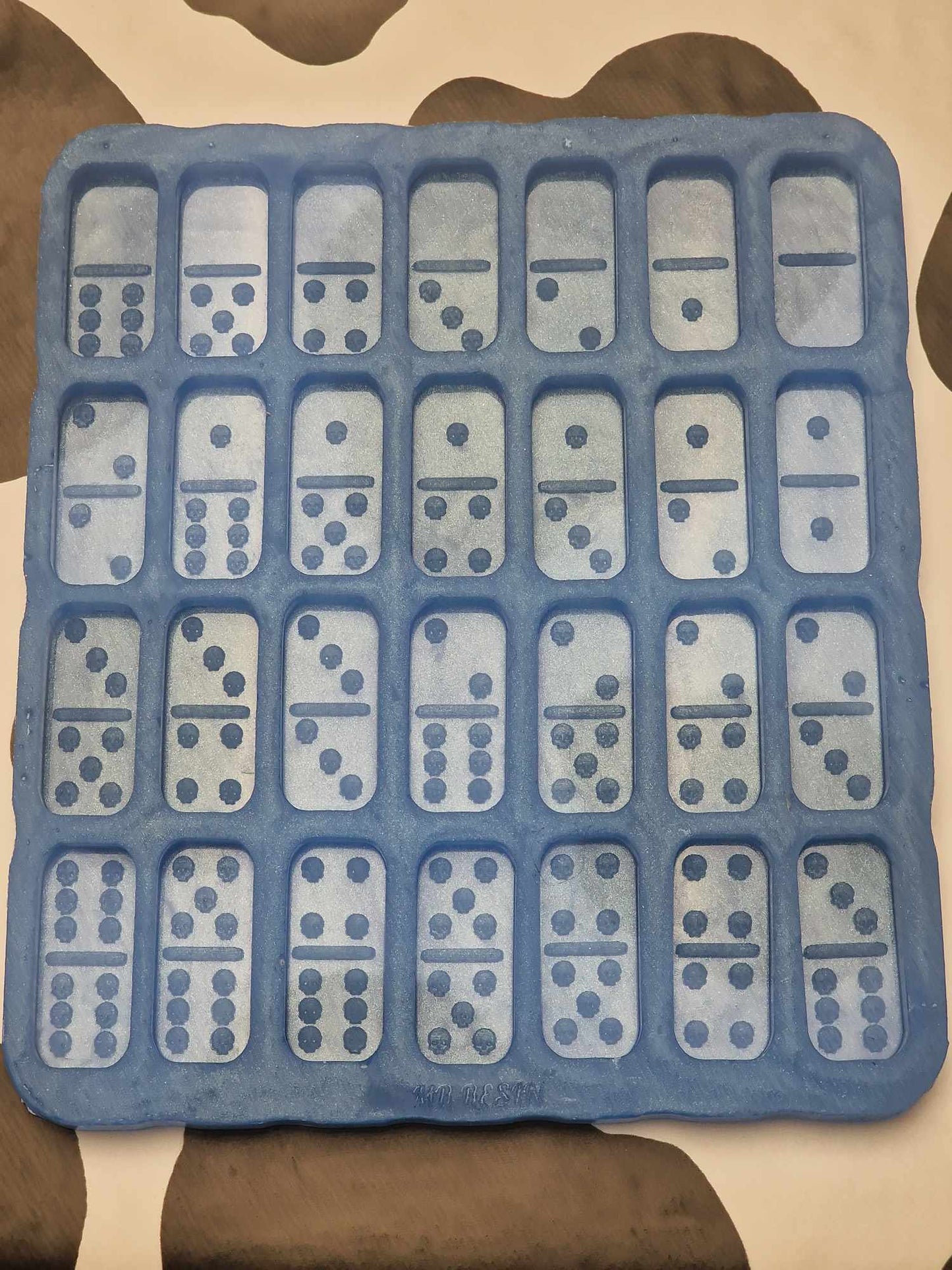 Skull Dominoes Silicone Mould