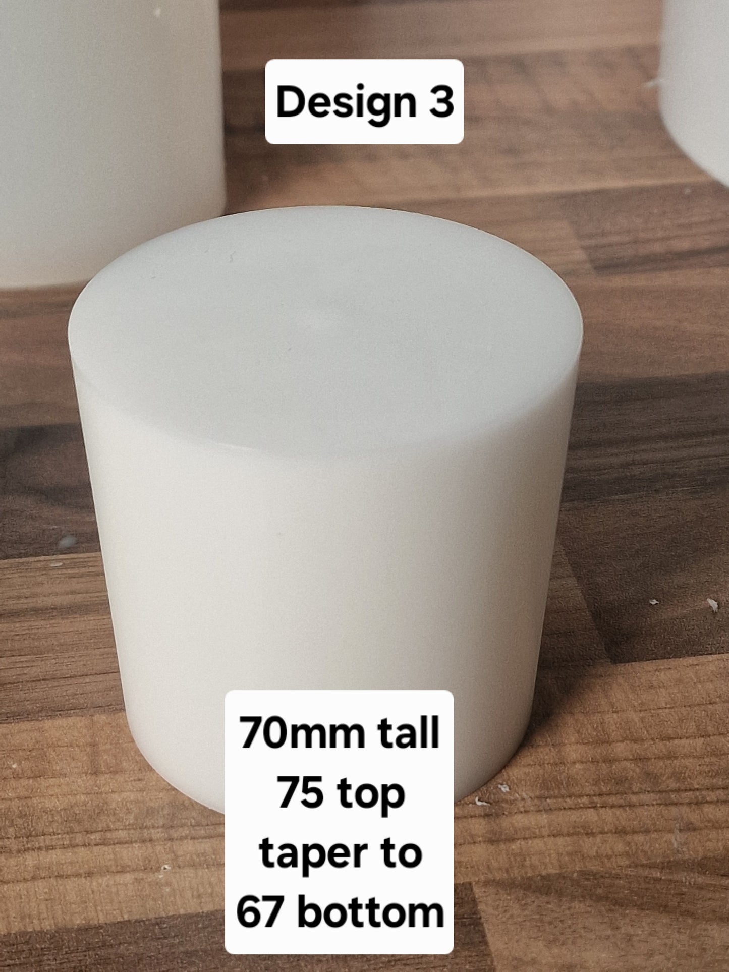 Candle refill mould for jars and containers