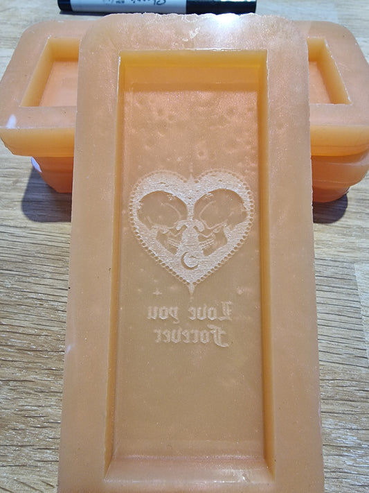 Love You Forever Bar Silicone Mould