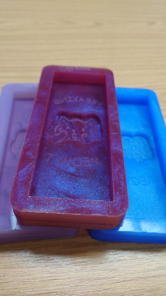 Freaking Meow't Wax Bar Silicone Mould