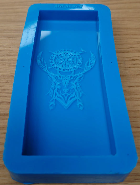 Norse Stag Wax Snap Bar Silicone Mould