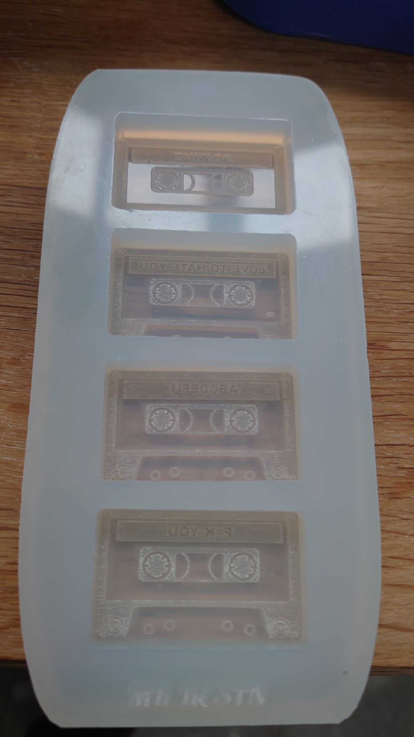Cassette Tape: Non Love Songs HB Style Wax Melt Silicone Mould