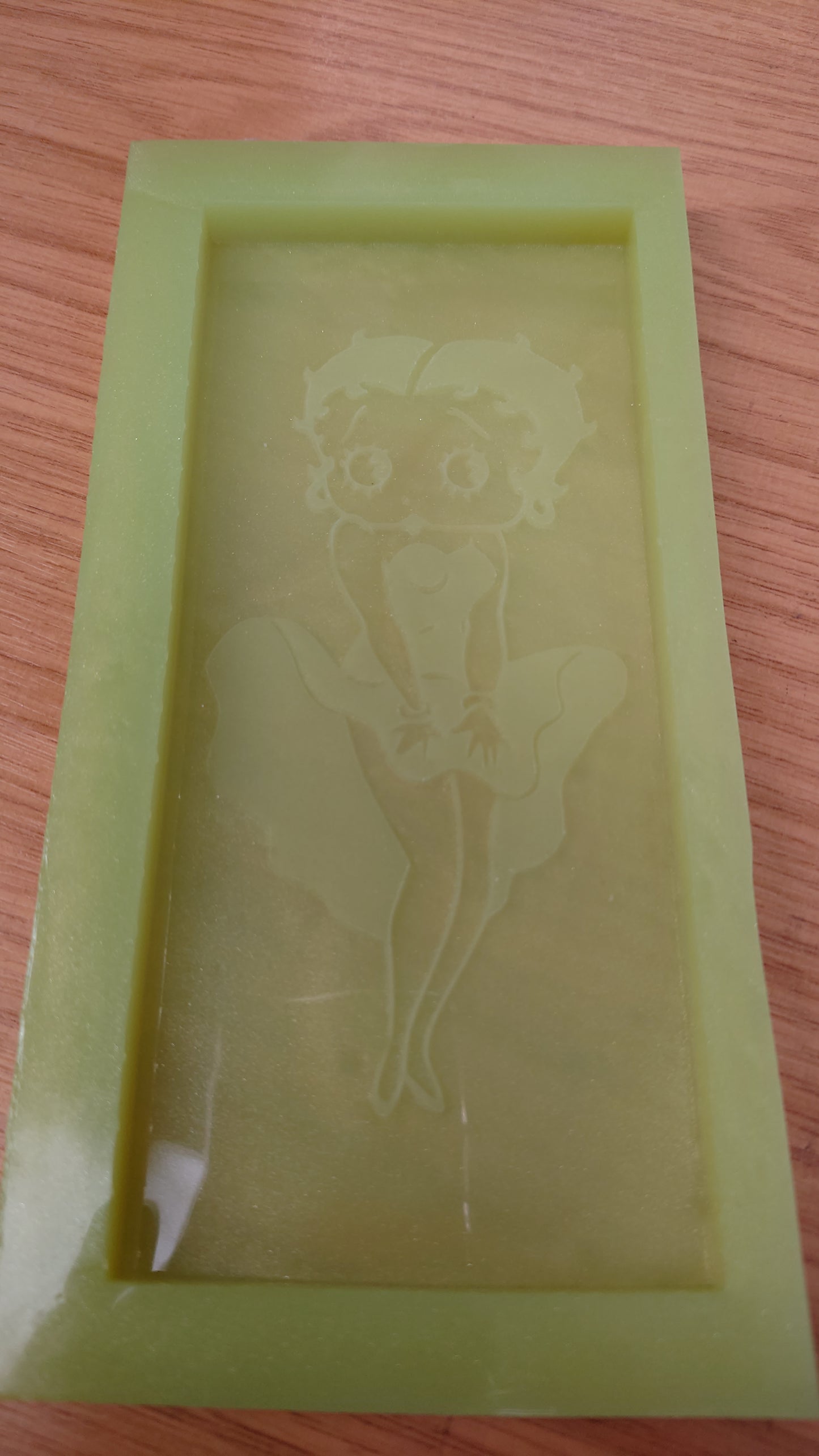 Betty Boop Wax Snap Bar Silicone Mould