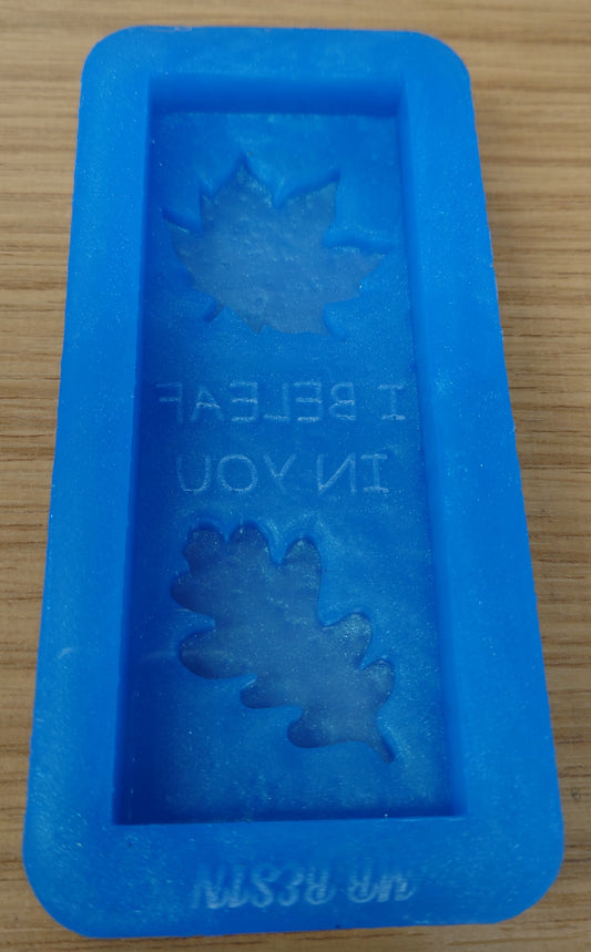 I Beleaf In You Wax Snap Bar Silicone Mould