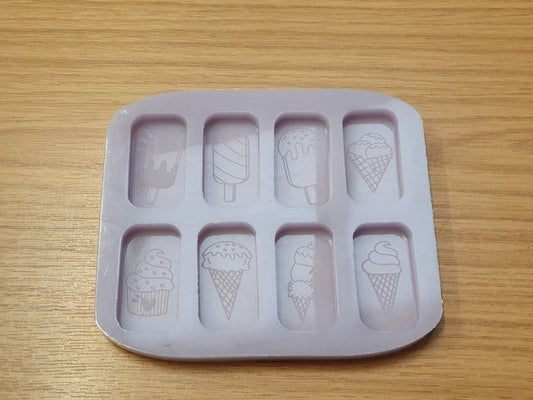Ice Cream Wax Melt Silicone Moulds - HB Style Size