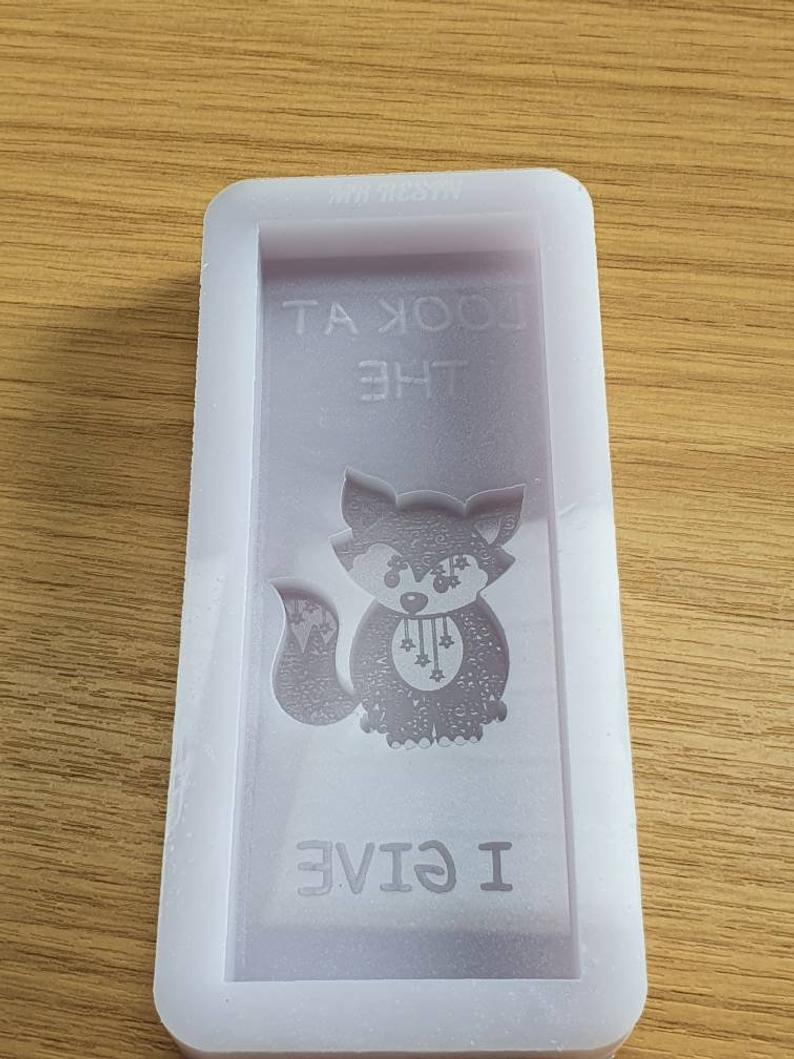 Look At the Fox I Give Wax Melt Bar Silicone Mould