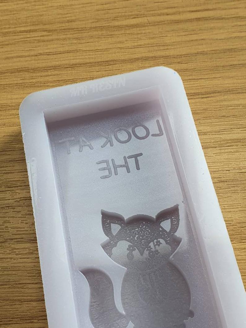 Look At the Fox I Give Wax Melt Bar Silicone Mould