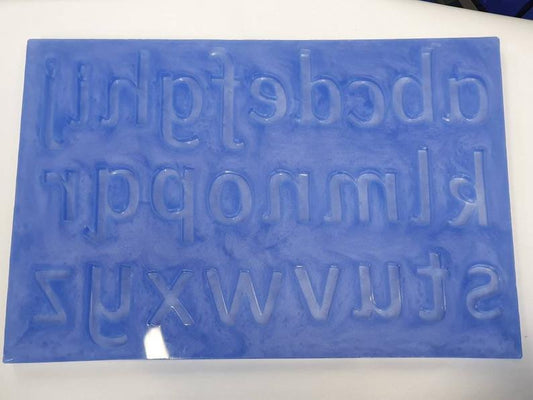 Lowercase Alphabet Silicone Mould