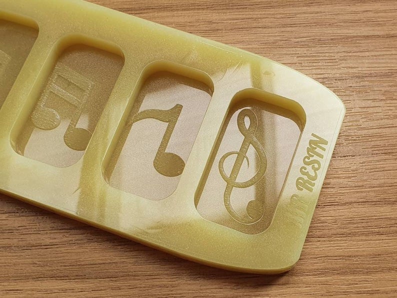 Musical Notes Wax Melt Silicone Mould - HB Style Size