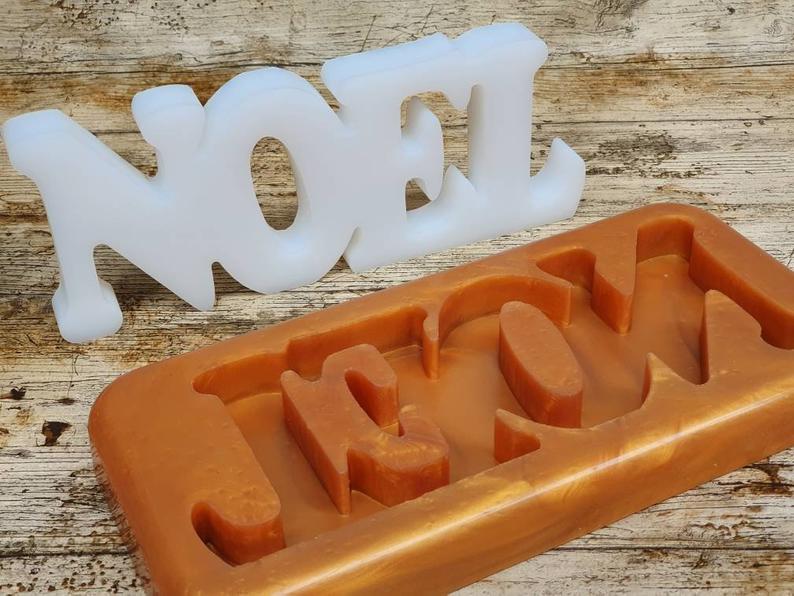 Noel: Christmas Freestanding Word Silicone Mould