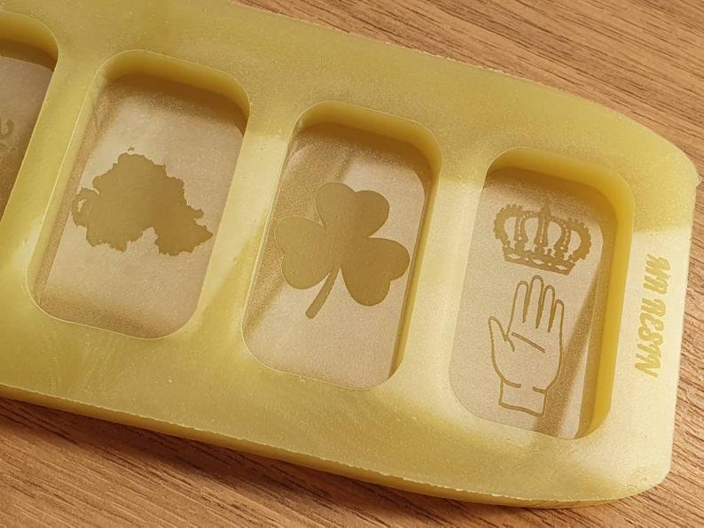 Northern Ireland Country Wax Melt Silicone Mould - HB Style Size