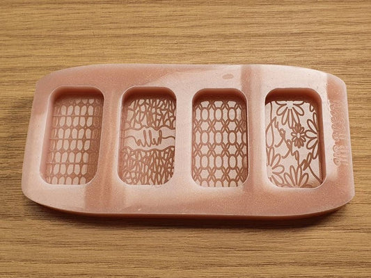 Patterned (Word) Silicone Mould - HB Style Size