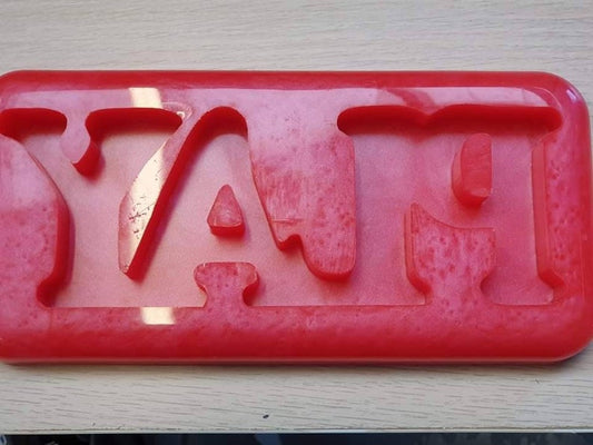 Play Freestanding Word Silicone Mould