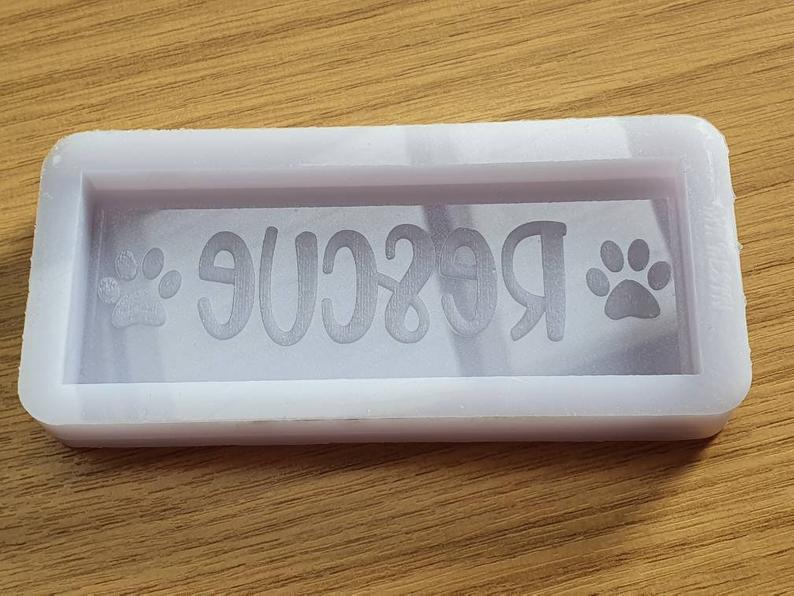 Rescue Dog / Cat / Animal Bar Wax Silicone Mould