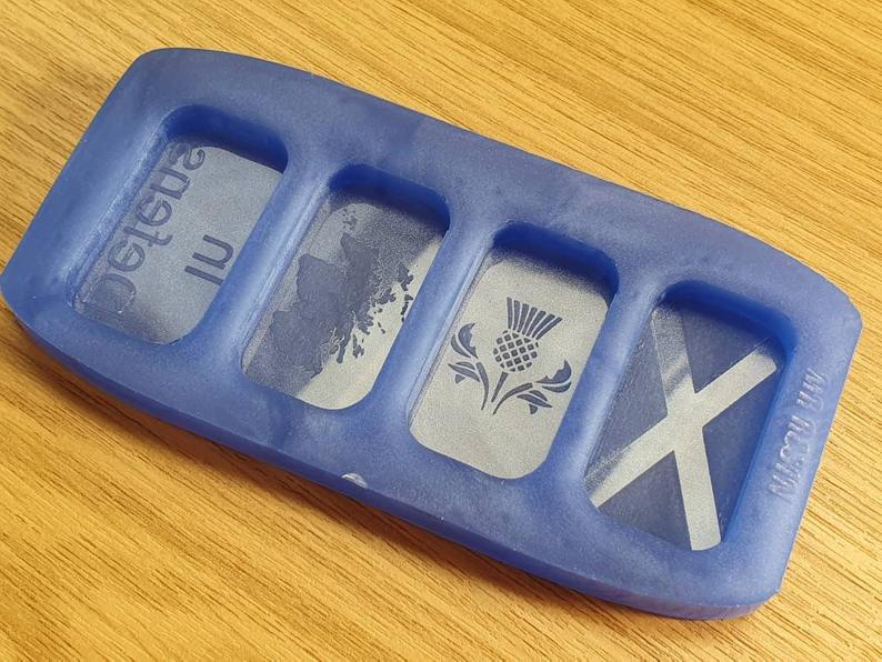 Scotland Country Wax Melt Silicone Mould - HB Style Size