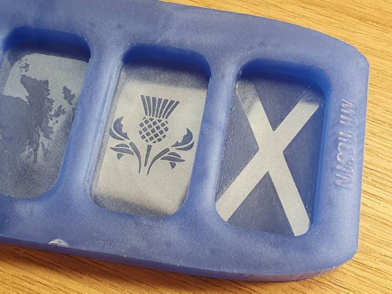 Scotland Country Wax Melt Silicone Mould - HB Style Size