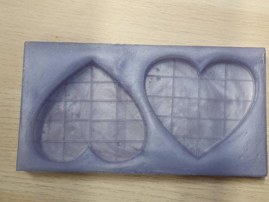 Love Heart Snap bar Silicone Mould