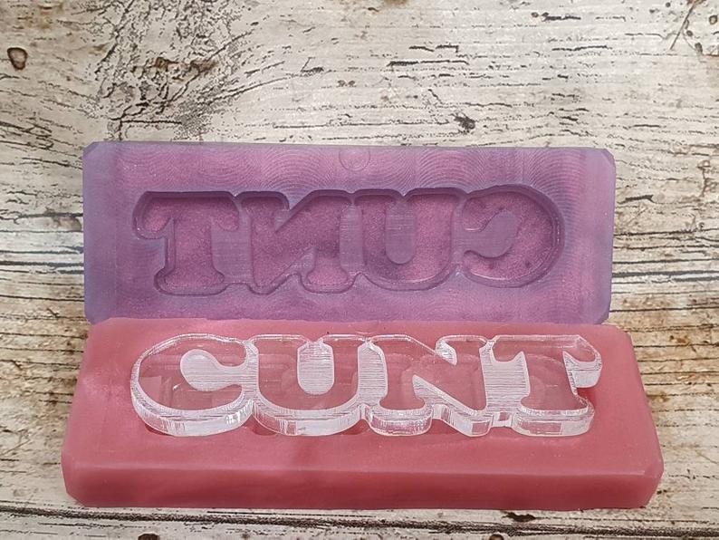 Swear / Naughty Word Silicone Mould