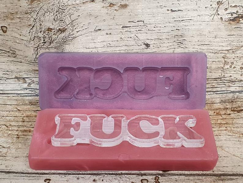 Swear / Naughty Word Silicone Mould