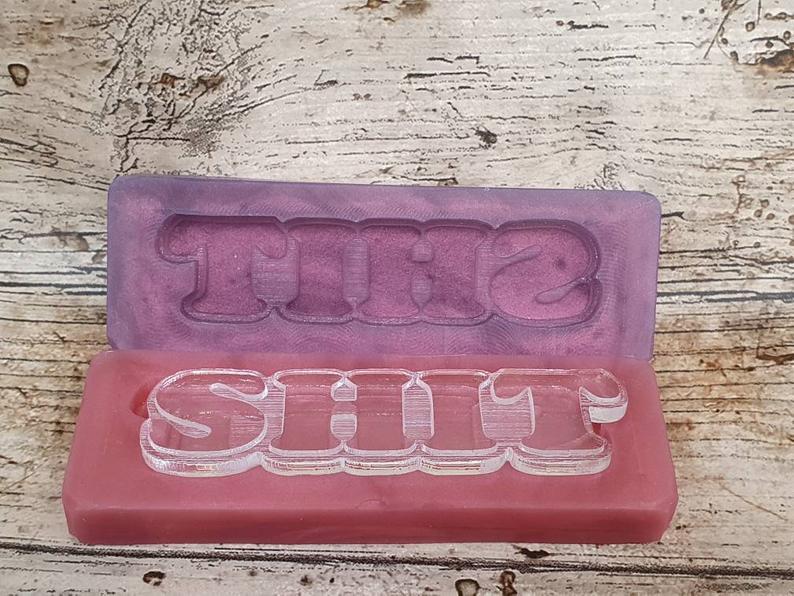 Swear / Naughty Word Silicone Mould