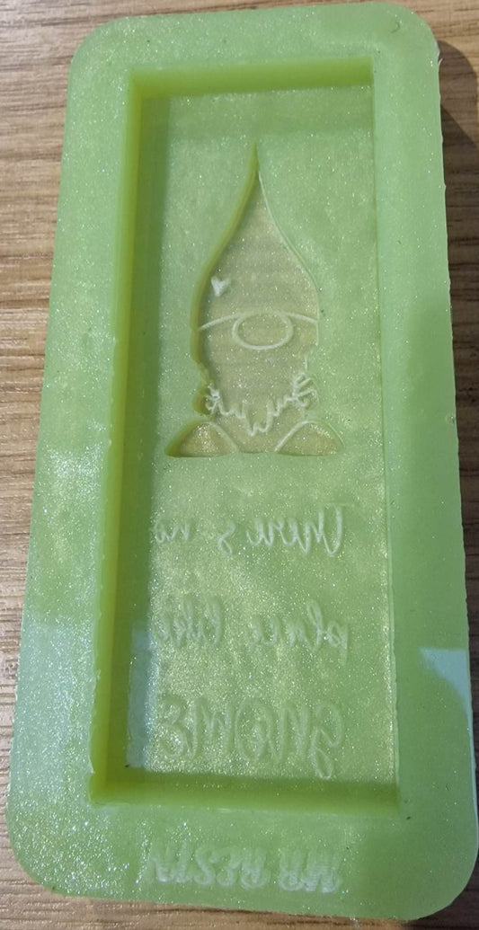 There's No Place Like Gnome Wax Bar Silicone Mould