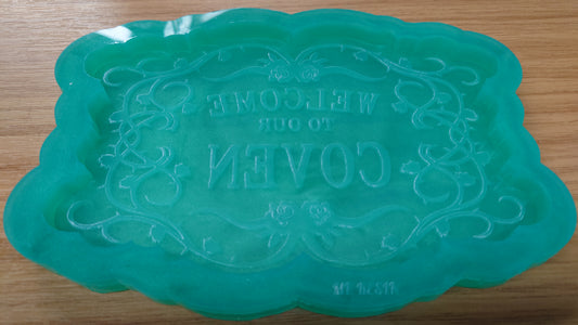 Welcome to our Coven Wall Plaque / Sign / Trinket Tray Silicone Mould